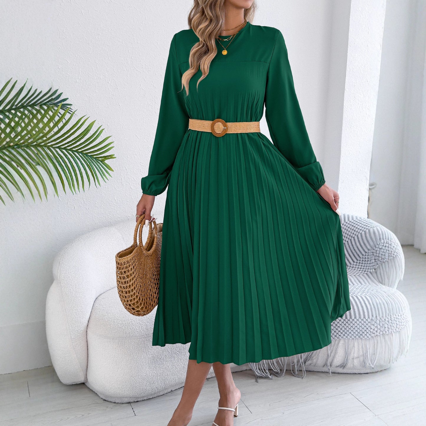 Women's Casual Solid Color Long Sleeve Pocket Clothing