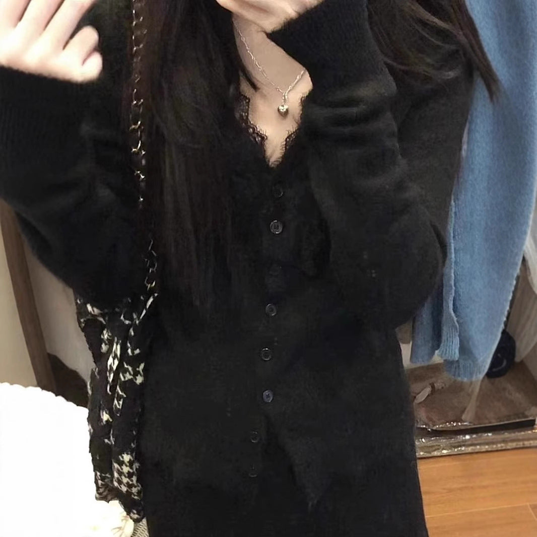 Popular Women's Long Sleeve Knitted Spring Sweater