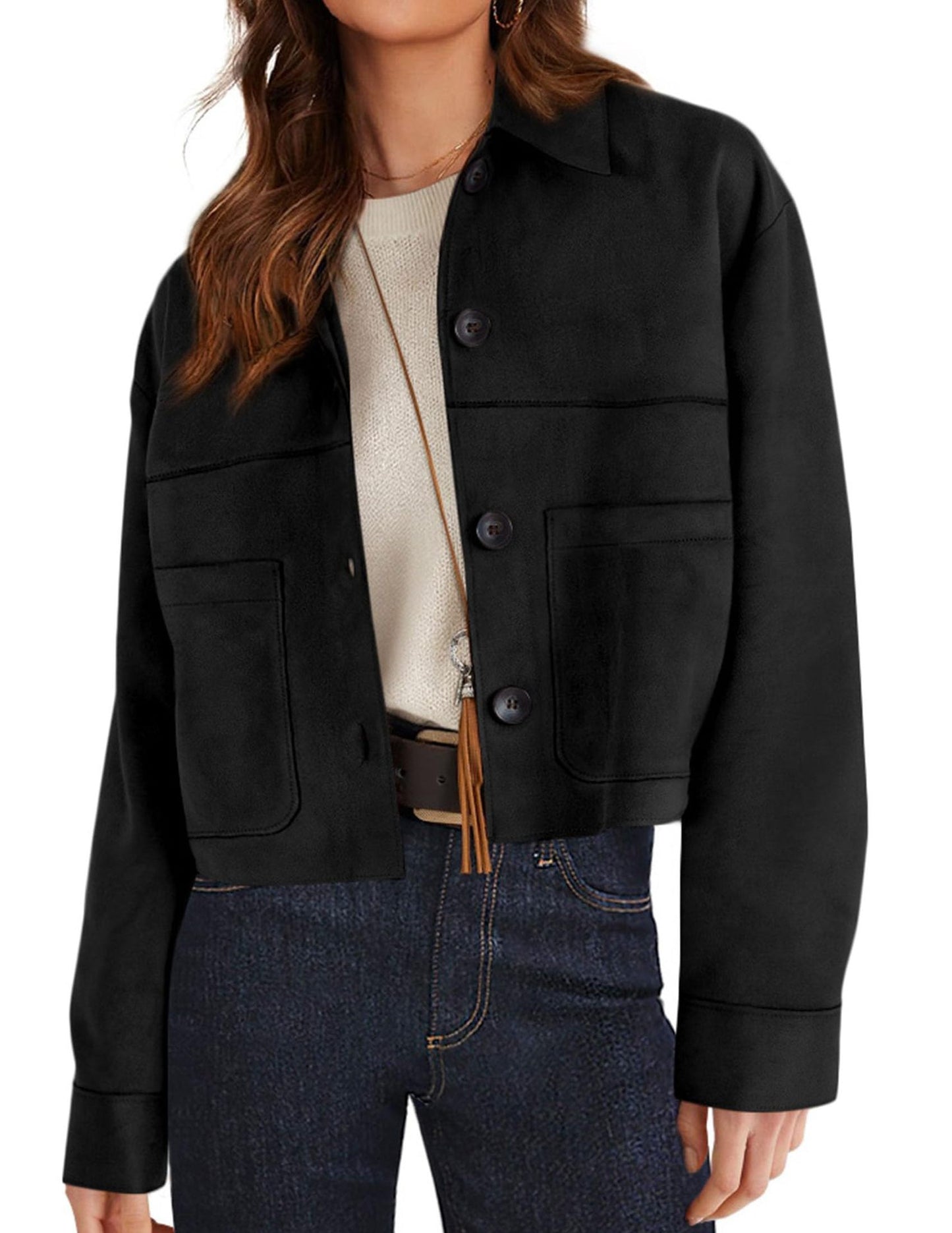 Women's Winter Suede Casual Lightweight Autumn Fashion Coats