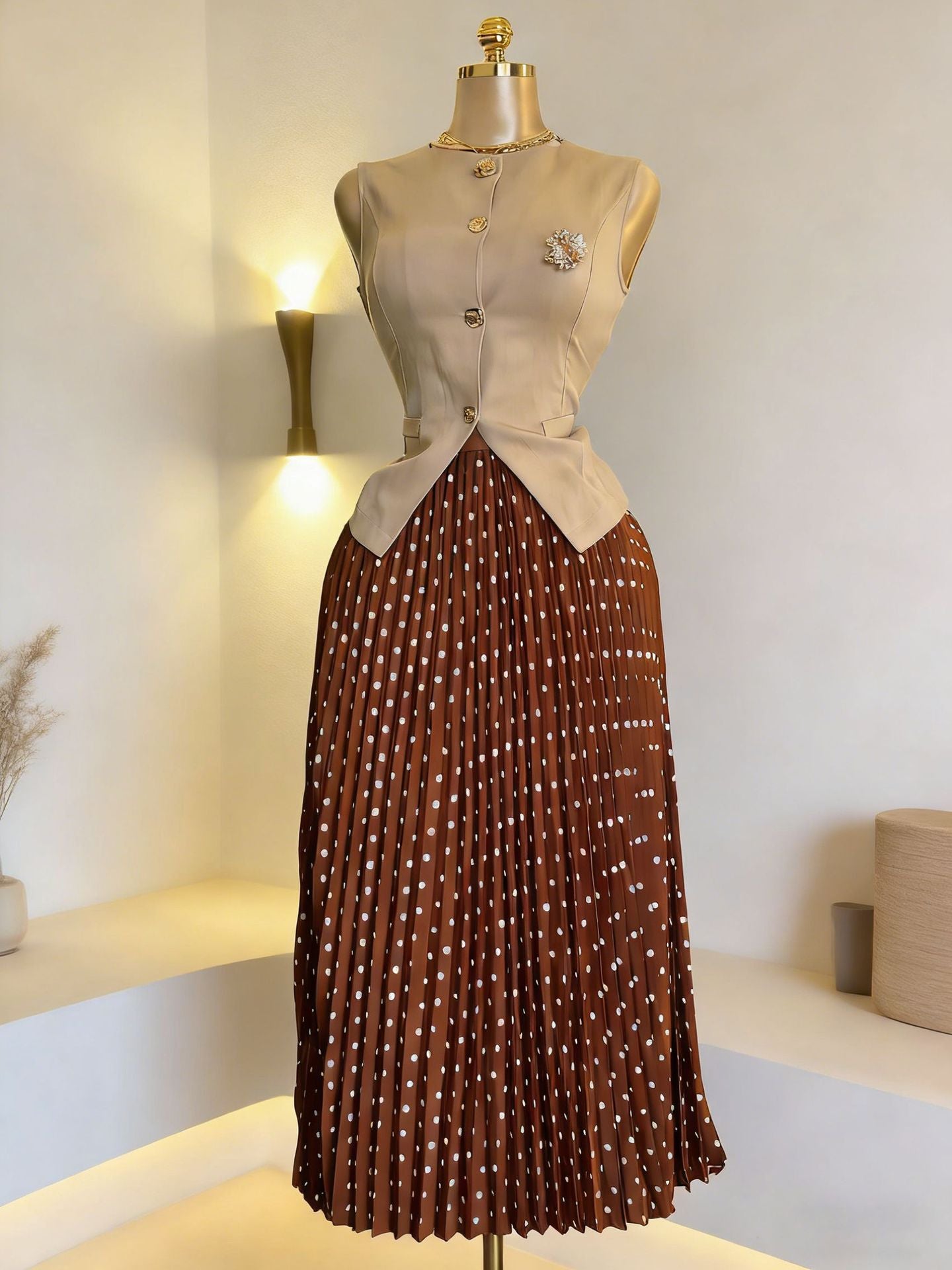 Women's African Wear Summer Elegant Graceful Sleeveless Fashion Casual Suit