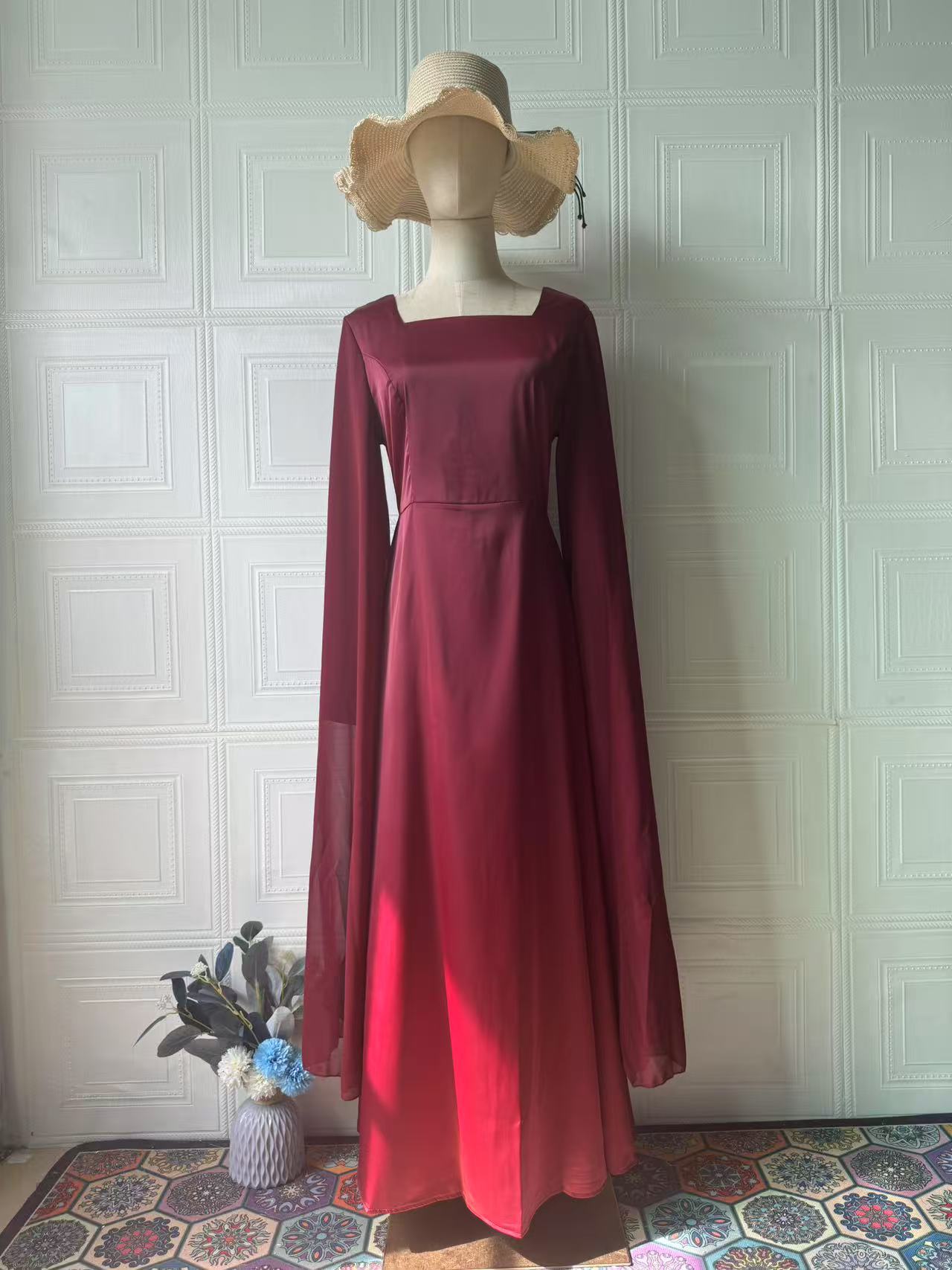 Autumn Stylish Temperament Long Sleeves Design Dresses