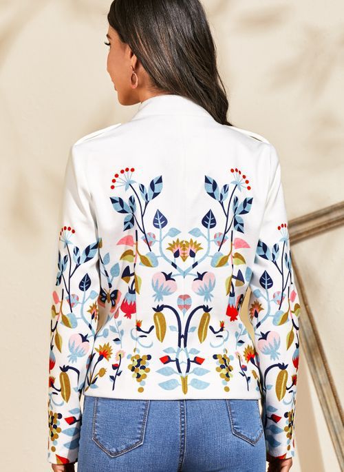 Casual Classy Fashion Temperament Commute Print Blouses
