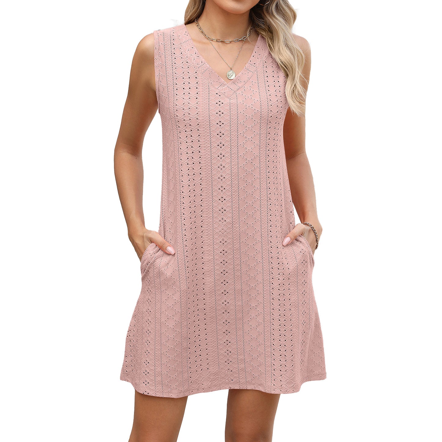 Women's Casual Summer Court Lock Solid Color With Dress