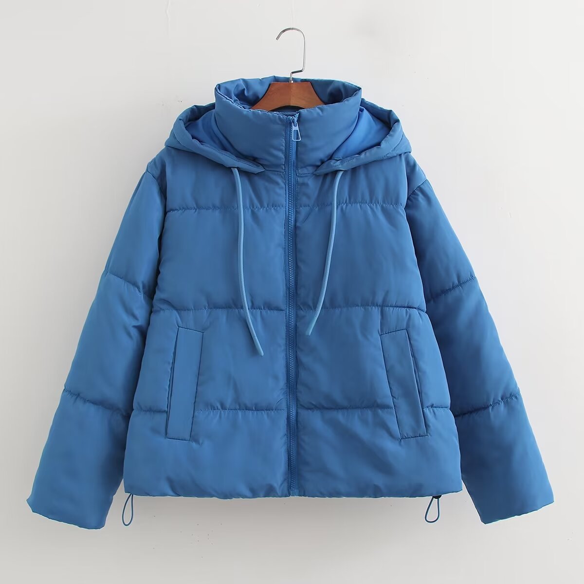 Women's Winter Simple Warm Thickened Hooded Cotton Coats