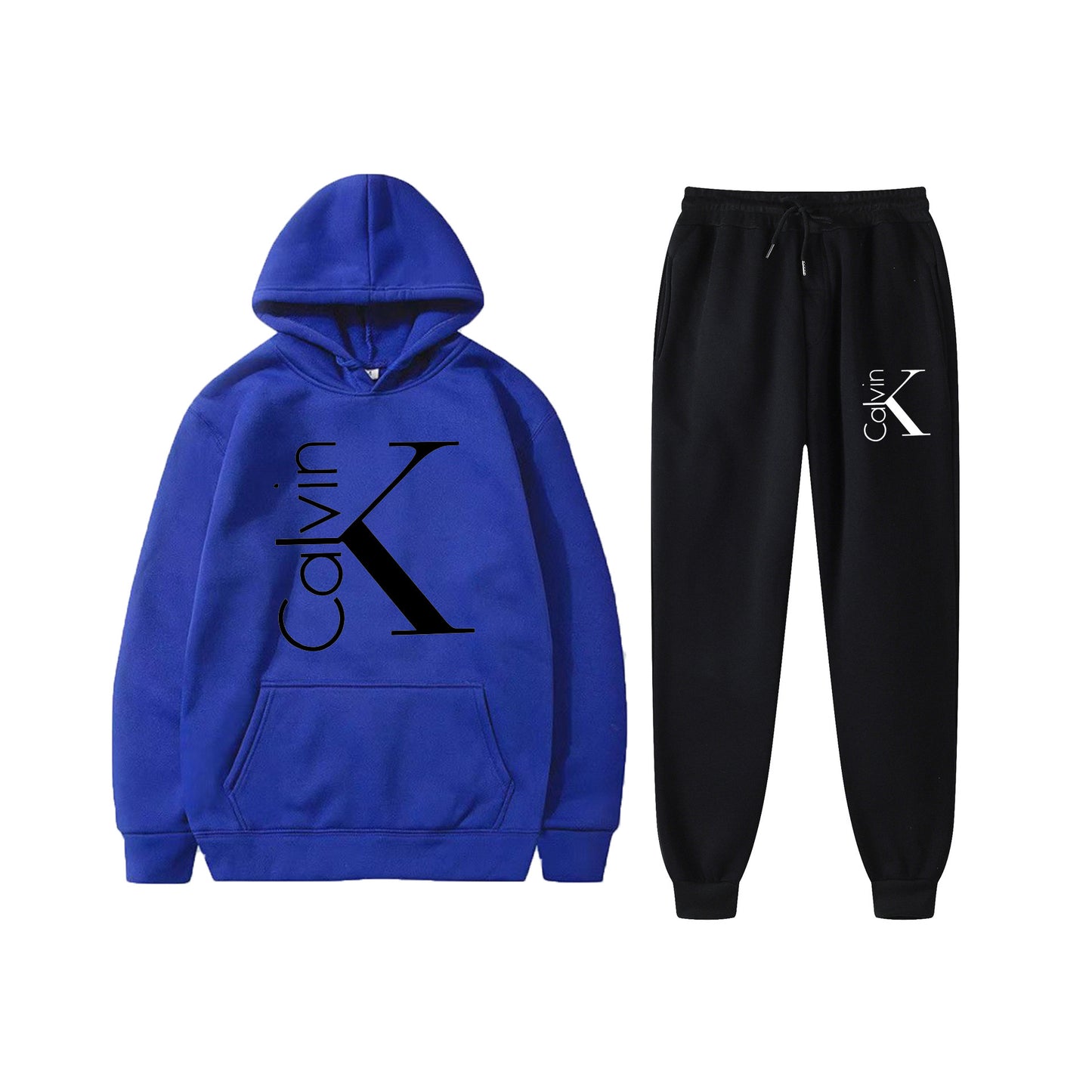Hooded Sweatshirt Sports Two-piece Set Gradient Letter Suits