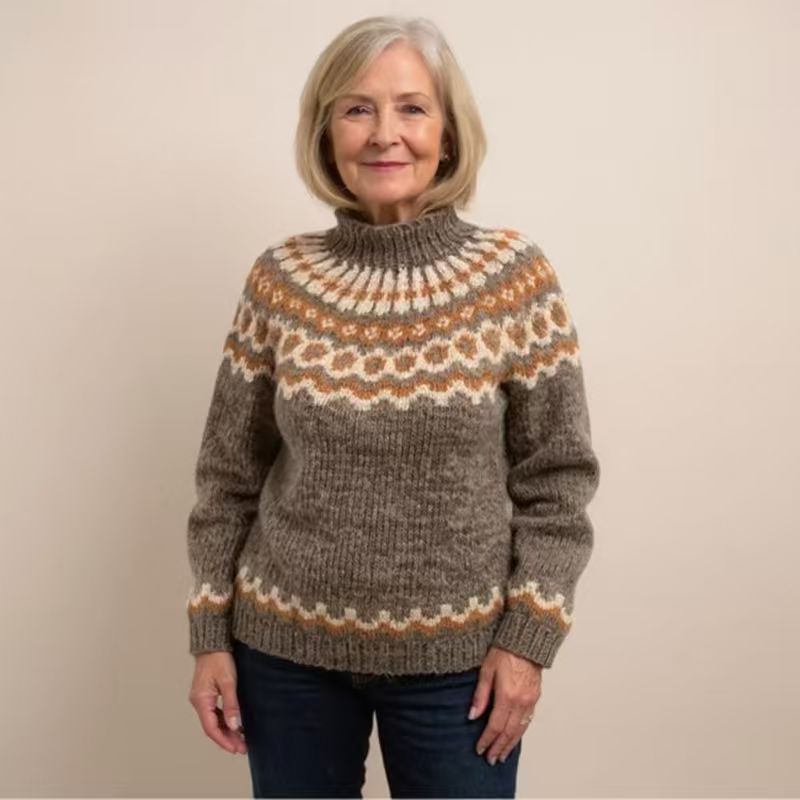 Women's Turtleneck Loose Multicolor Fashion Pullover Sweaters