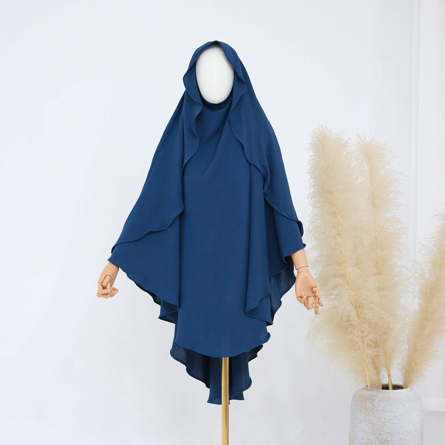 Casual Trendy Solid Color Turban Turkish Dresses