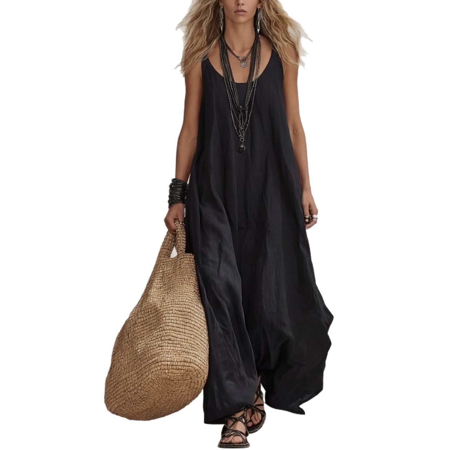 Classic New Women's Bohemian Casual Retro Dress