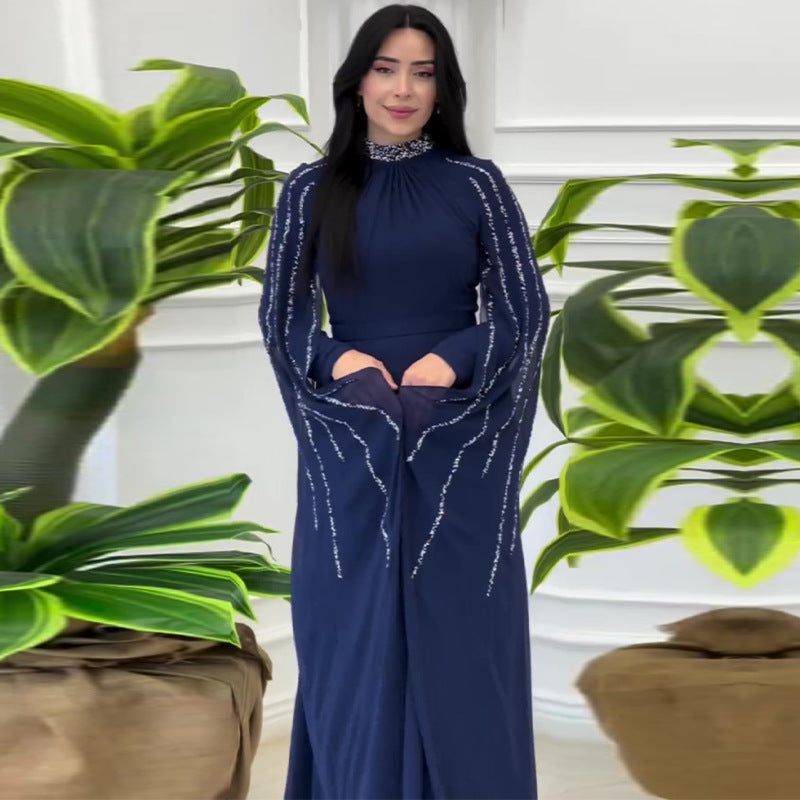 Women's Autumn Light Luxury Fashion Rhinestone Dress Dresses