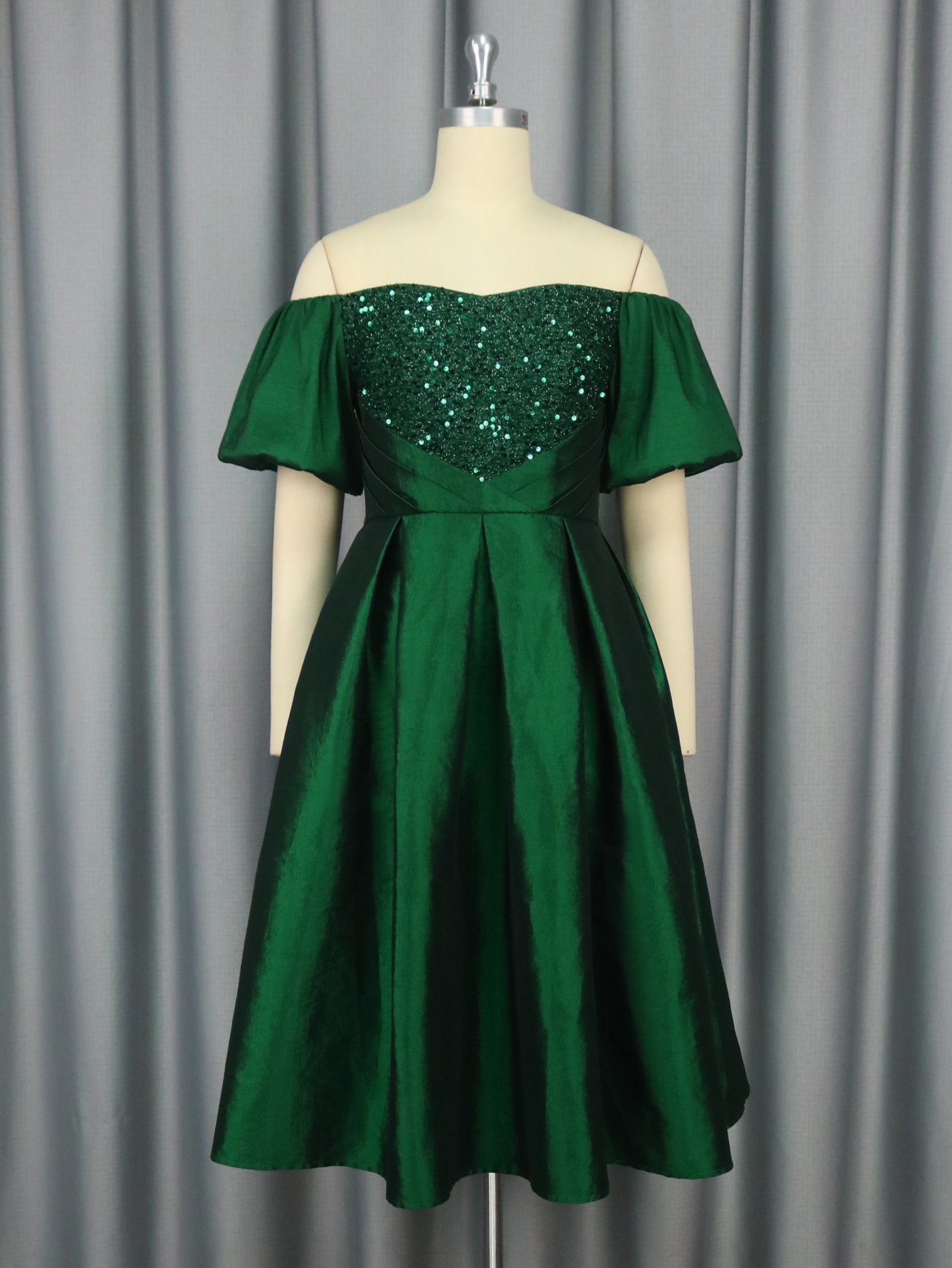 Women's Vintage Sexy Dress Fashion Elegant Sequined Dresses
