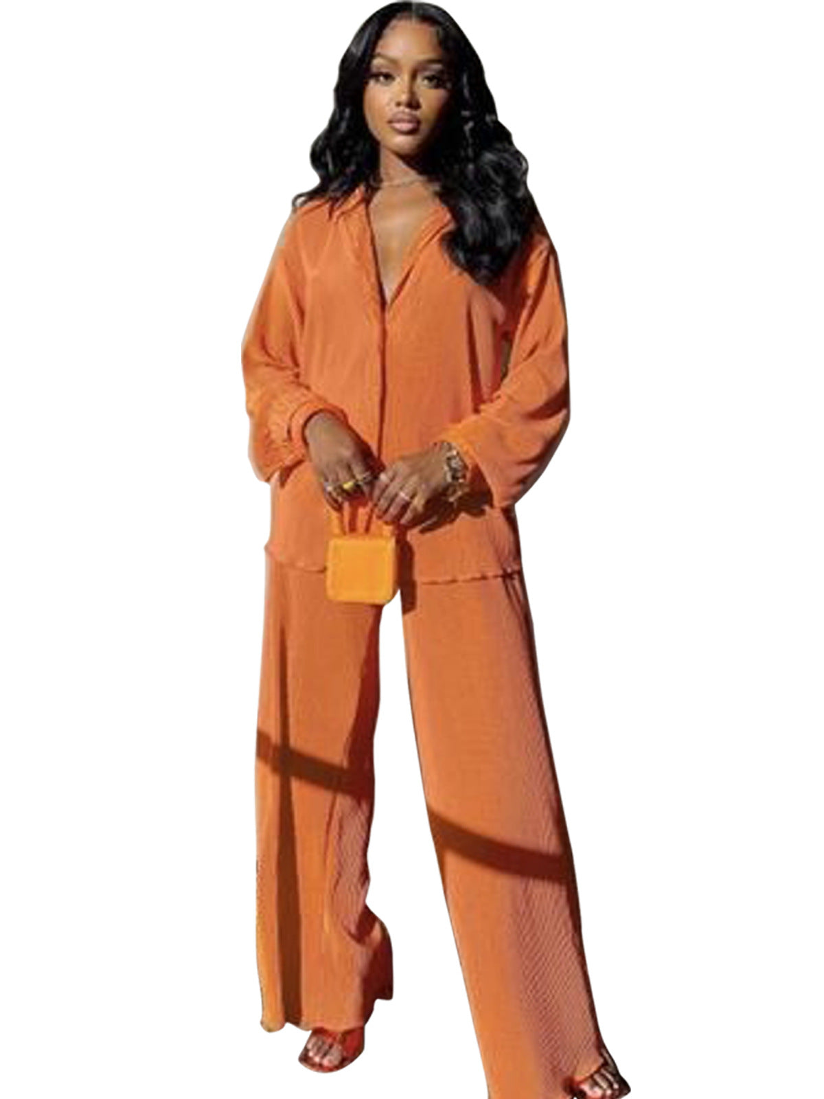 Women's Fashion Elegant Casual Solid Color Trousers Suits