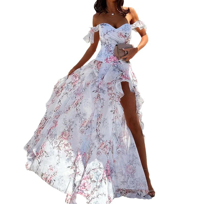 Summer Trendy Sexy Hot Sleeveless Split Dresses