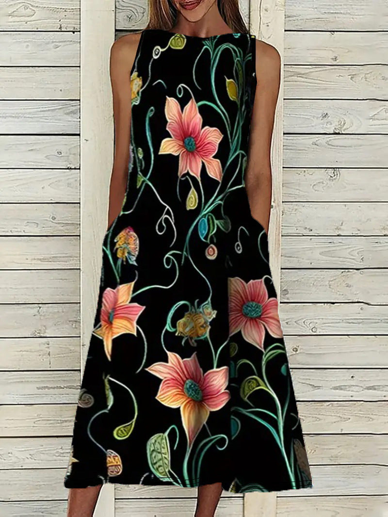 Women's Classy Printed Elegant Fashion Dress Dresses