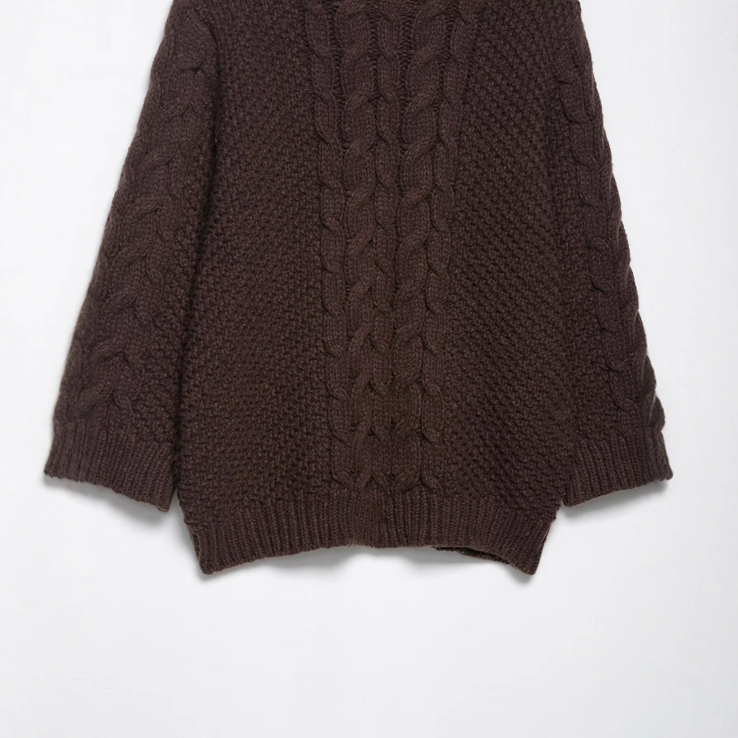 Summer Hemp Pattern Big Sleeves Loose Sweaters