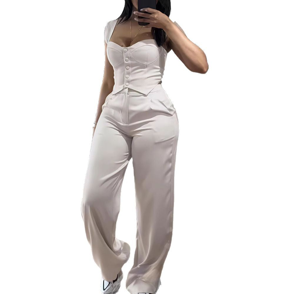 Women's Cool Elegant Camisole Tight Casual Suits