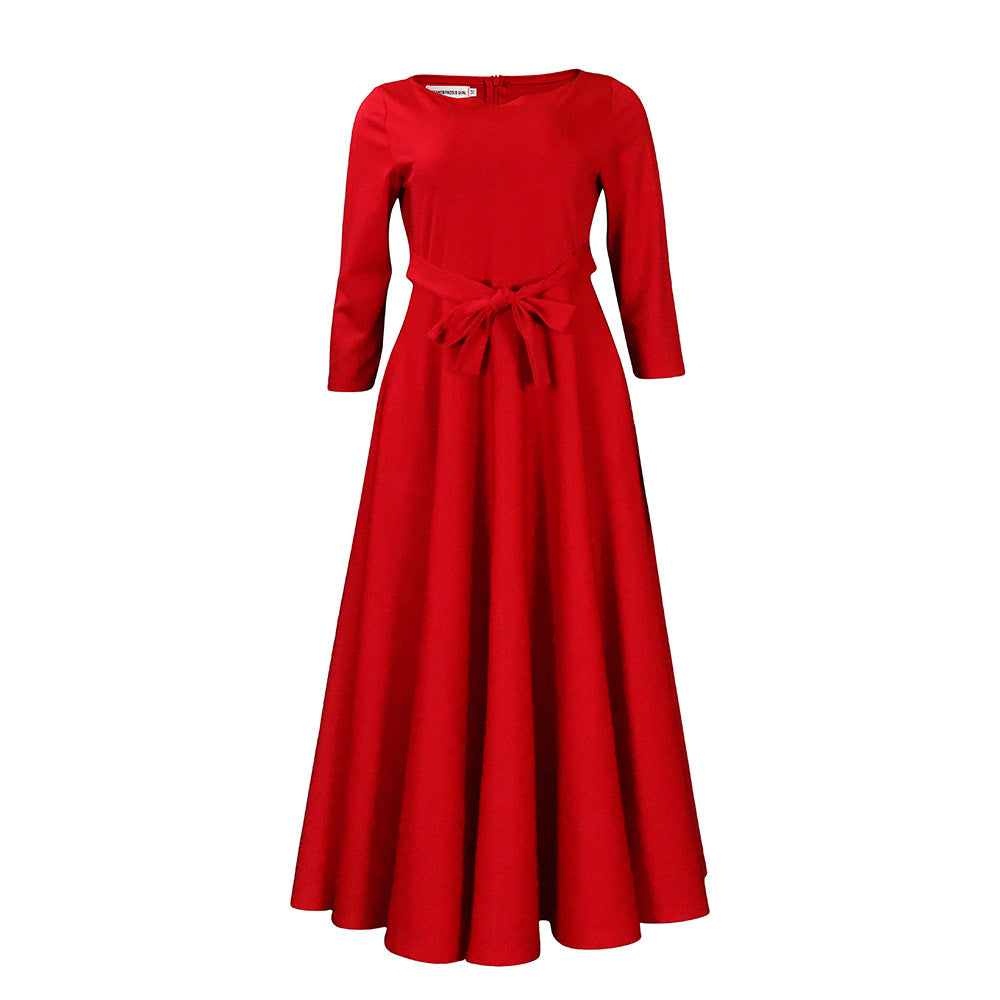 Women's Fashion Elegant Tied Africa Maxi Dress
