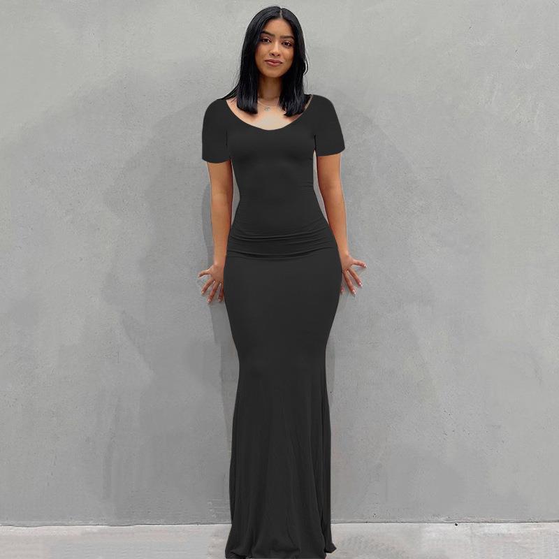 Women's Casual Slim Strap Home Long Dress