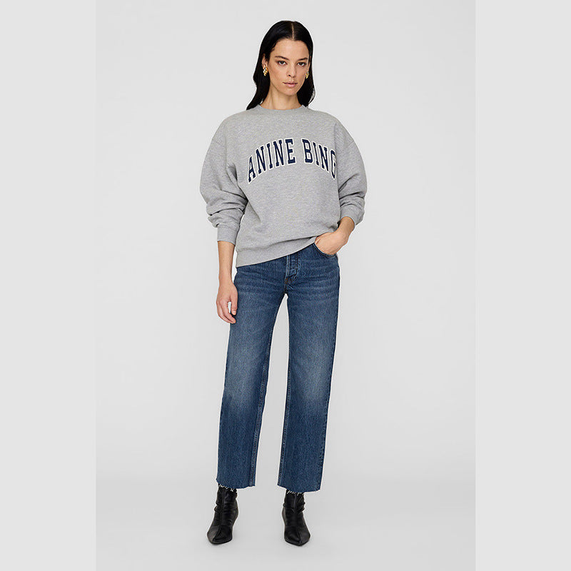 Women's American Niche Classic Letter Printed Fleece Sweaters