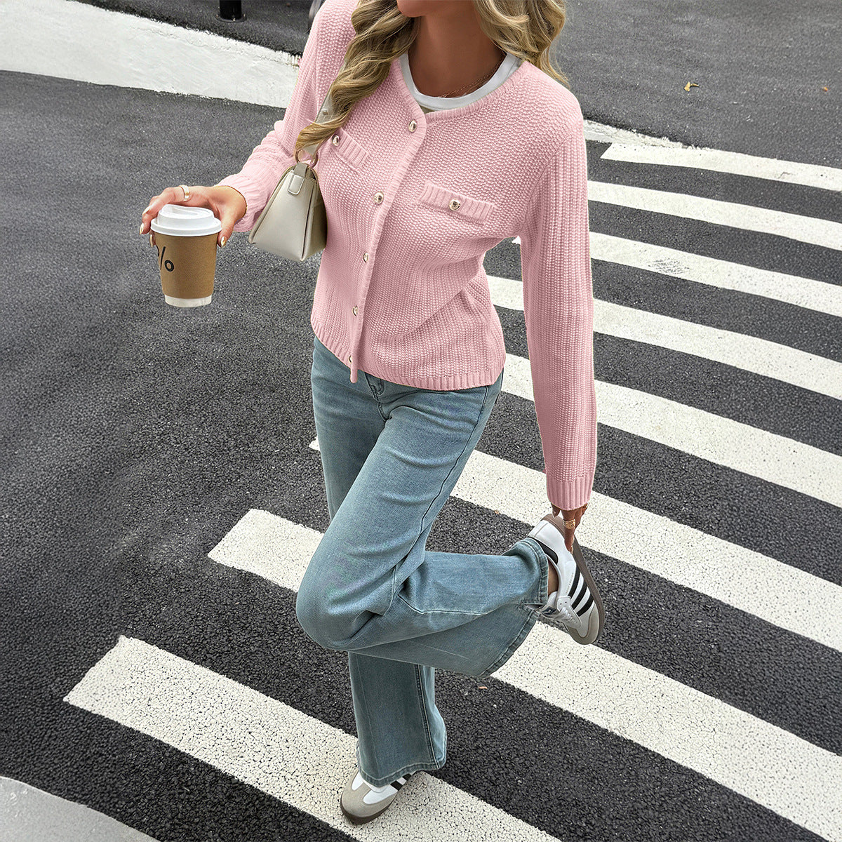 Women's Leisure Vacation Woolen Long Sleeve Sweater