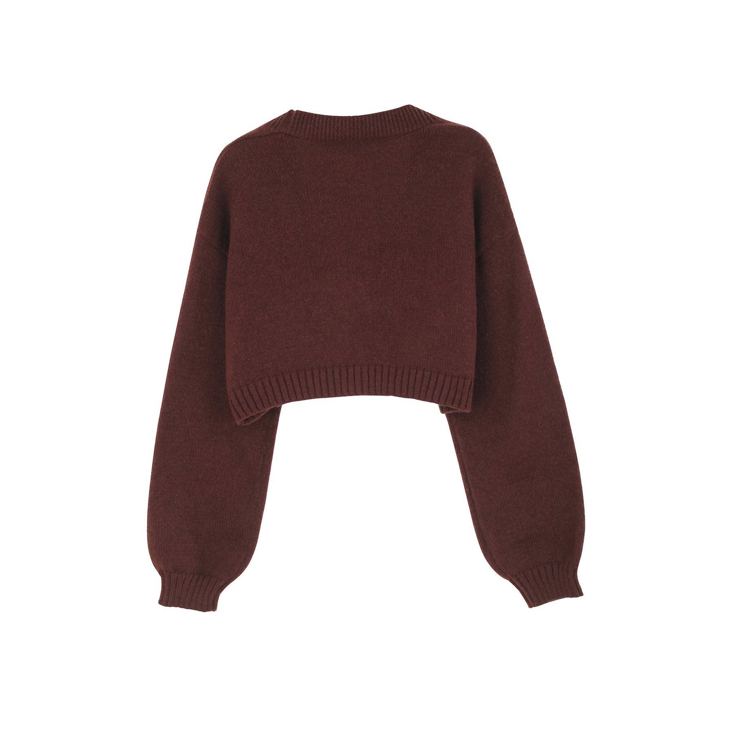Women's Biscuit Man Figures Source Pattern Knitwear