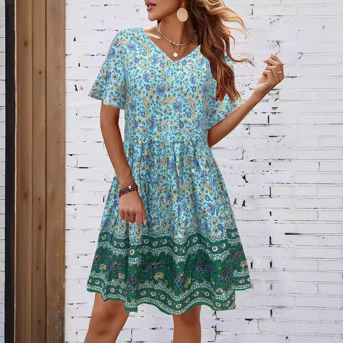 Fashion Cool Attractive Printed For Woman Dress