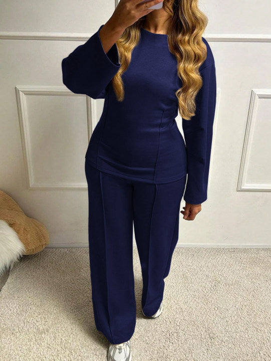 Cool Classic Women's T-shirt Trousers Two-piece Fashion Casual Suit