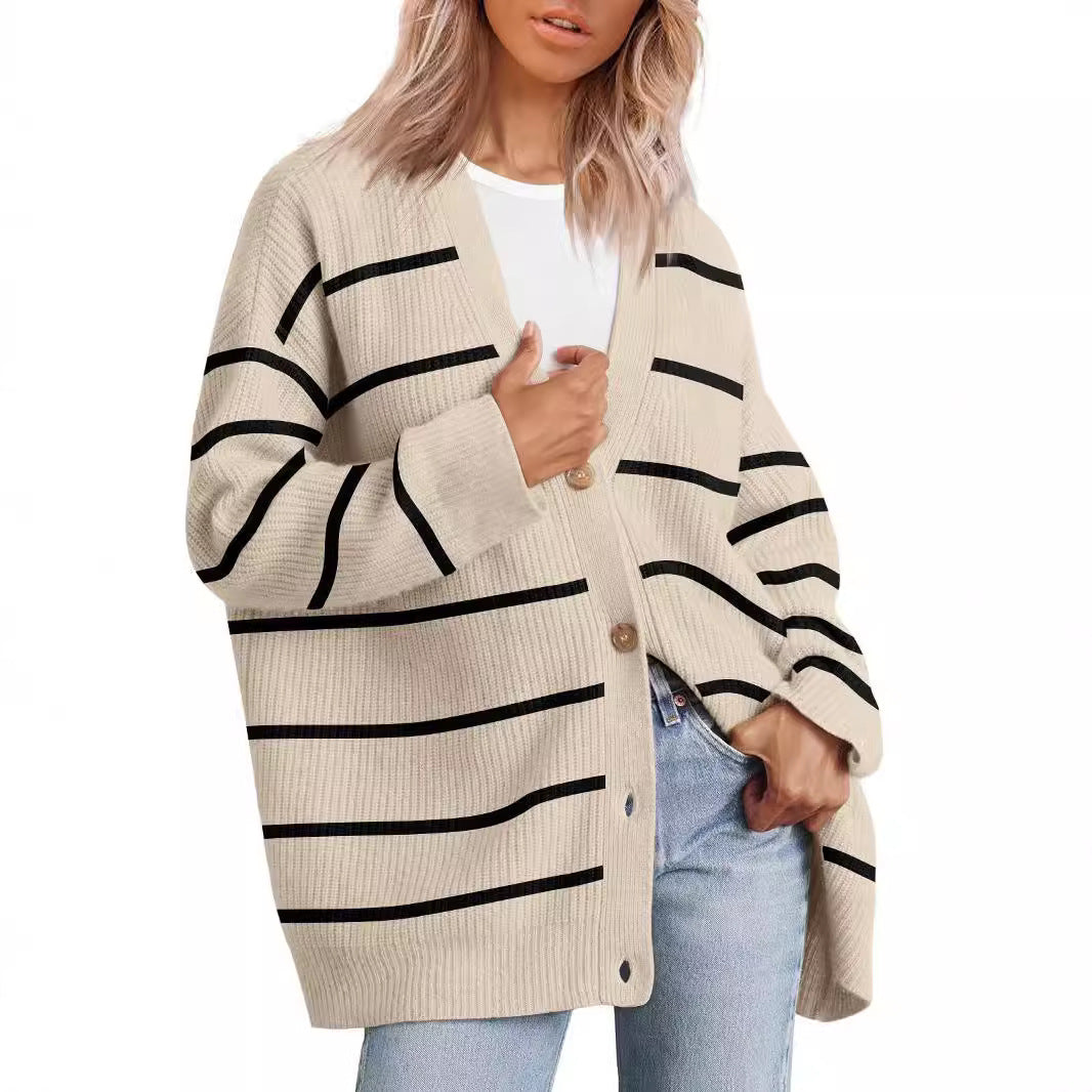 Women's Button Solid Color Long Sleeve Inner Cardigans
