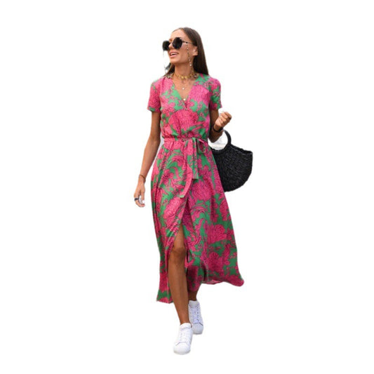 Women's Creative Graceful Summer Printed Dress Dresses