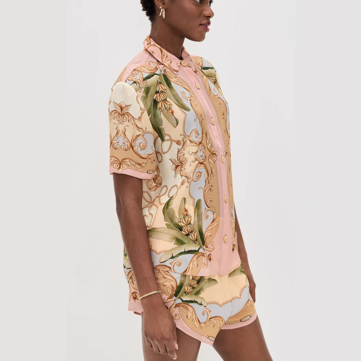 Popular Casual Fashion Linen Temperament Shirt Suits