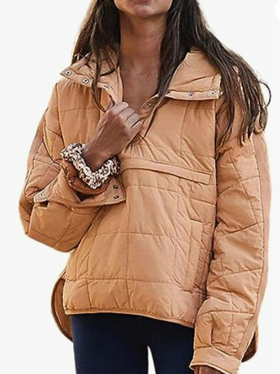 Women's Unique Glamorous Classic Zipper Warm Coats