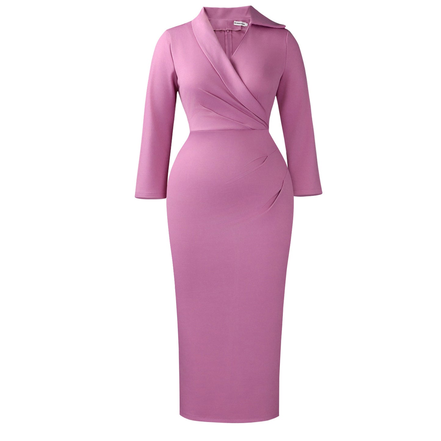 Women's Fashion Solid Color Sheath Pencil Sexy Dress