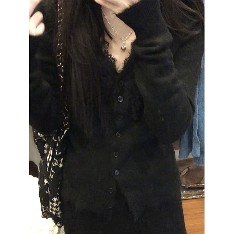 Popular Women's Long Sleeve Knitted Spring Sweater