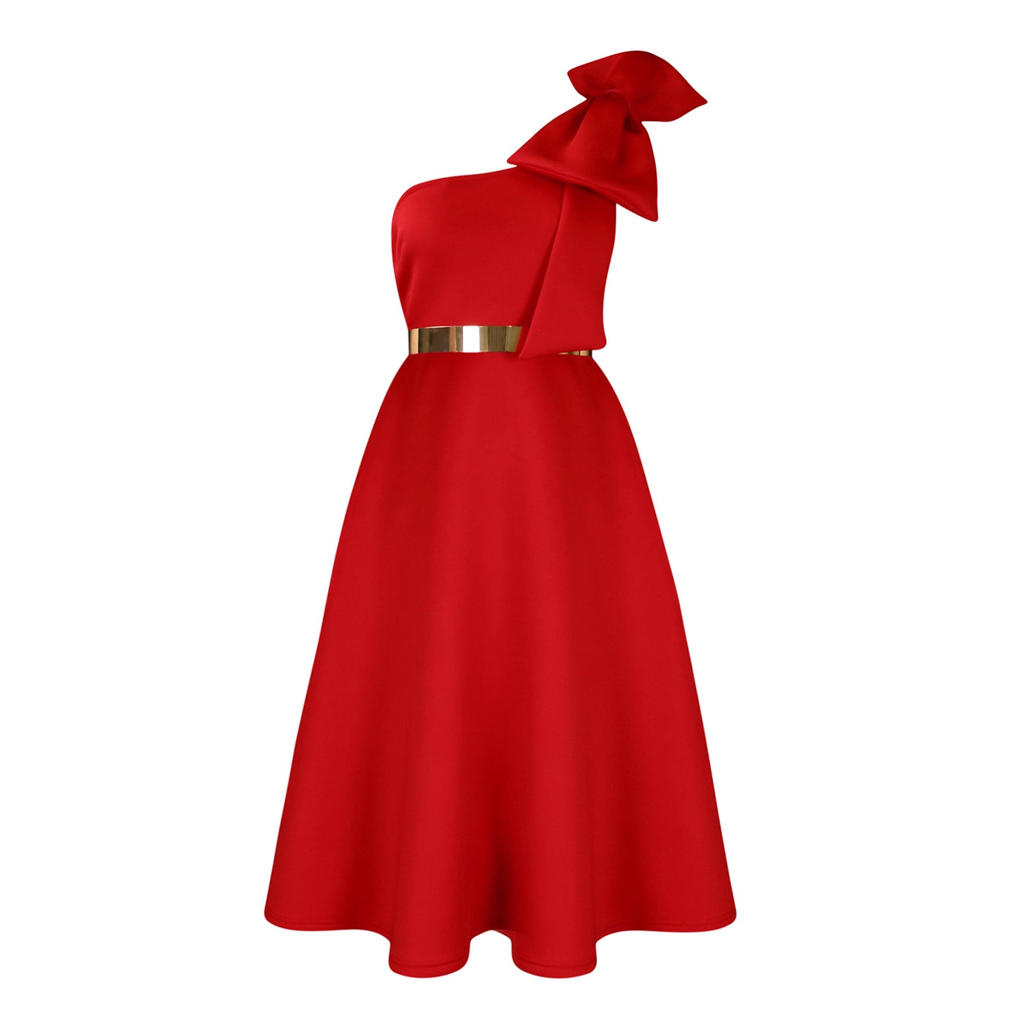 Women's Wear Solid Color Sexy Dress Banquet Dresses