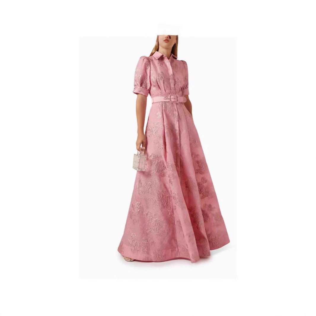 French Elegant Summer Retro Graceful Fashionable Slim Dress