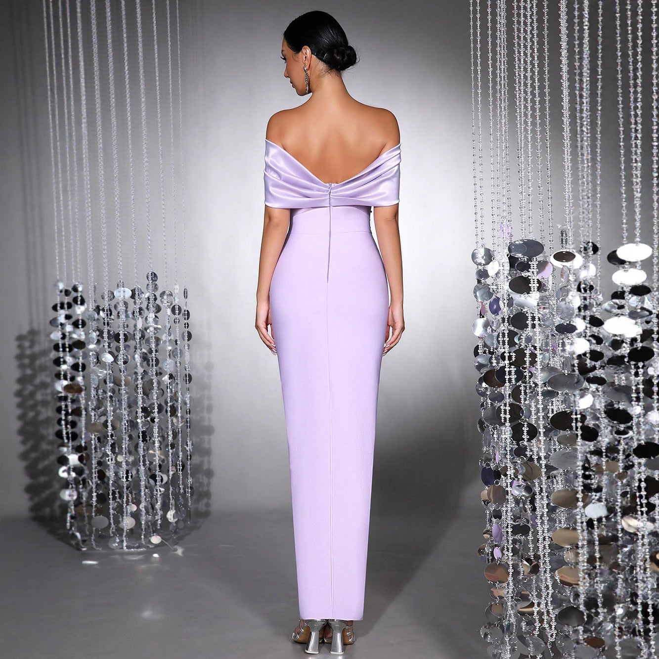 Women's Luxury Diamond Sexy Slim Fit Long Dress Dresses