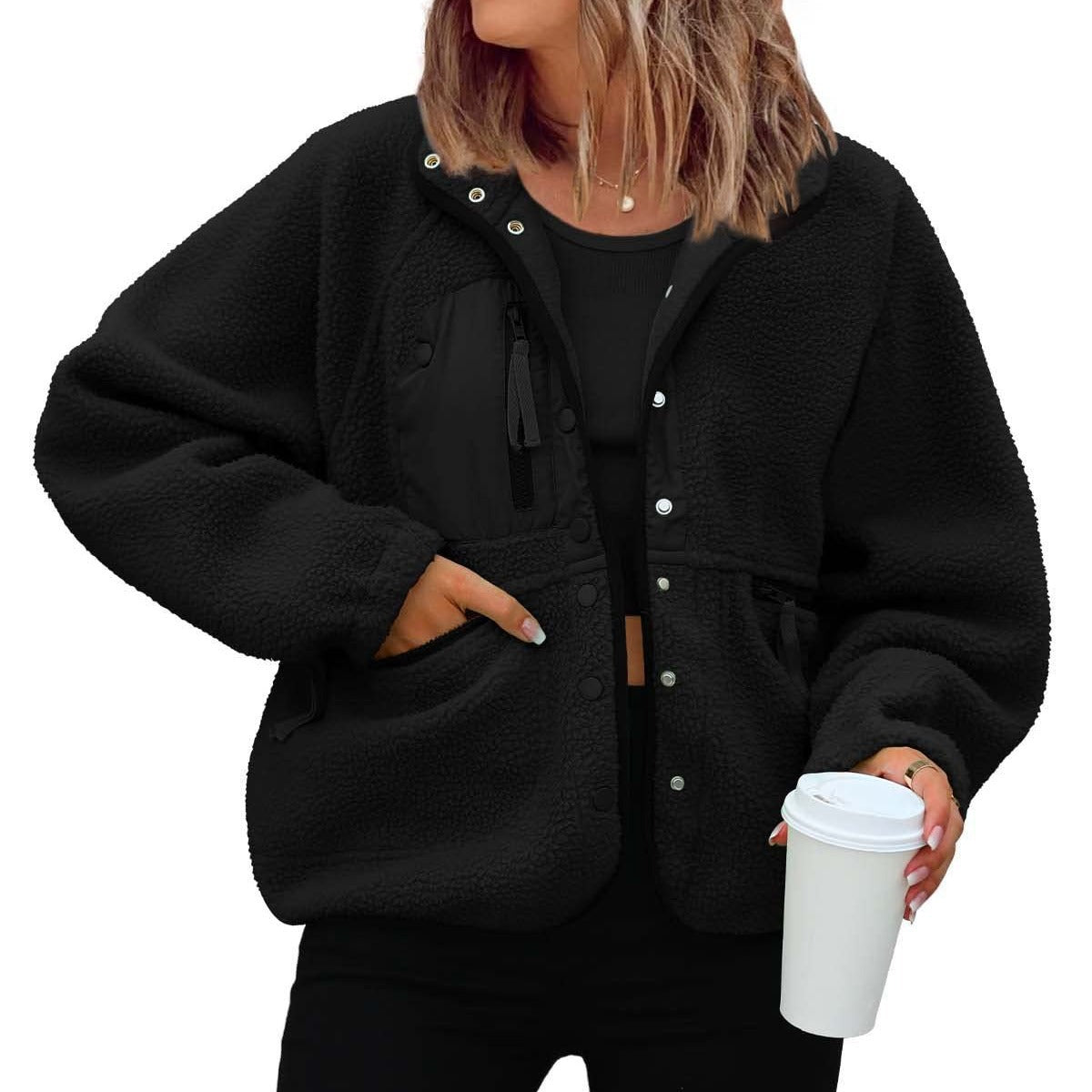 Women's Pretty Polar Fleece Sports Leisure Jackets
