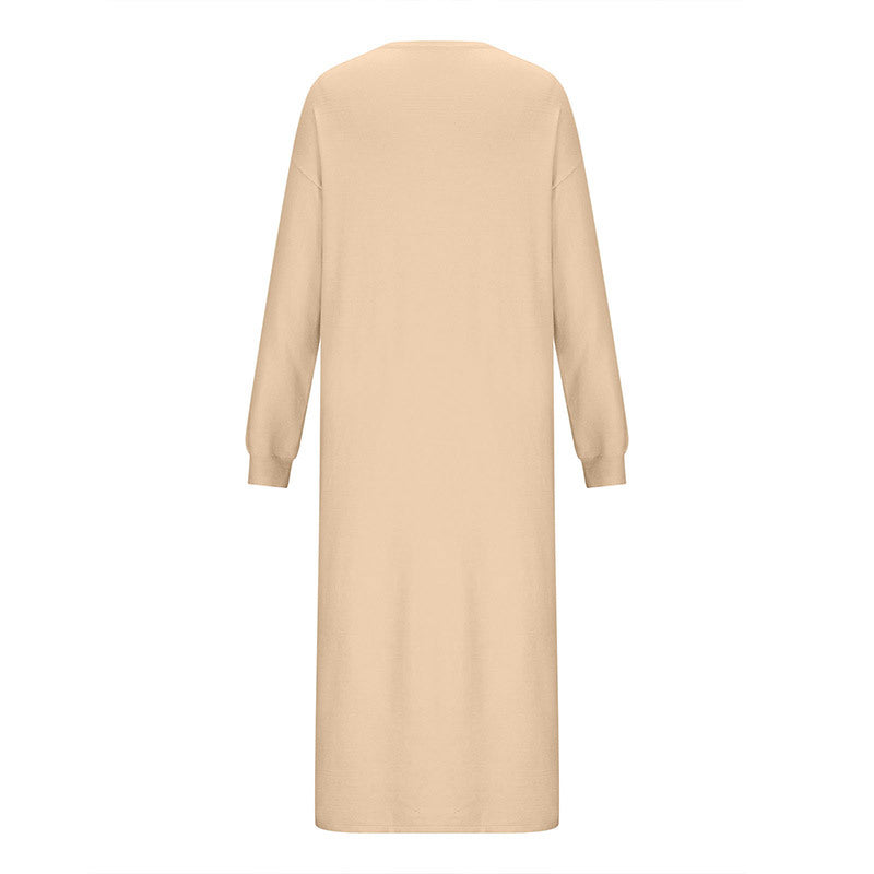 Overknee Long Slimming Versatile Woolen High Waist Skirts
