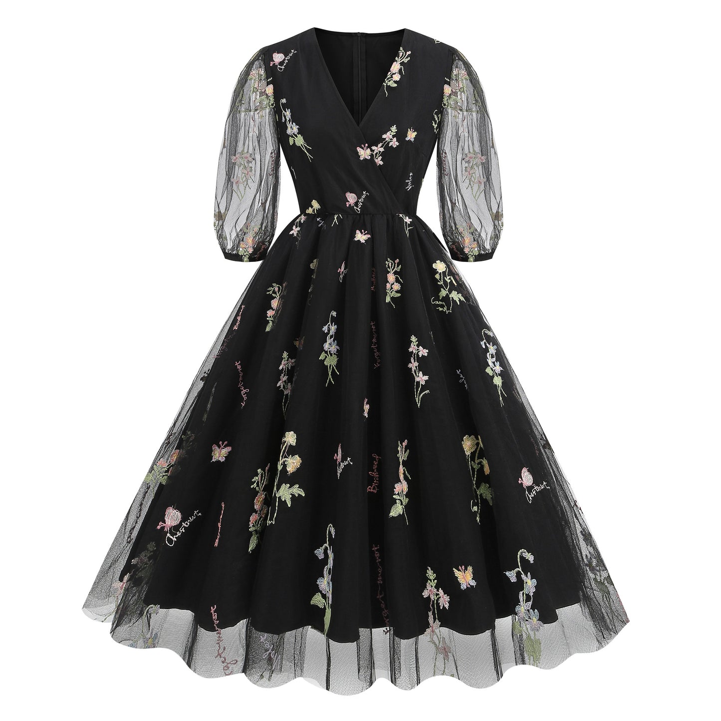 Summer Super Fairy Dress Princess French Embroidery Dresses