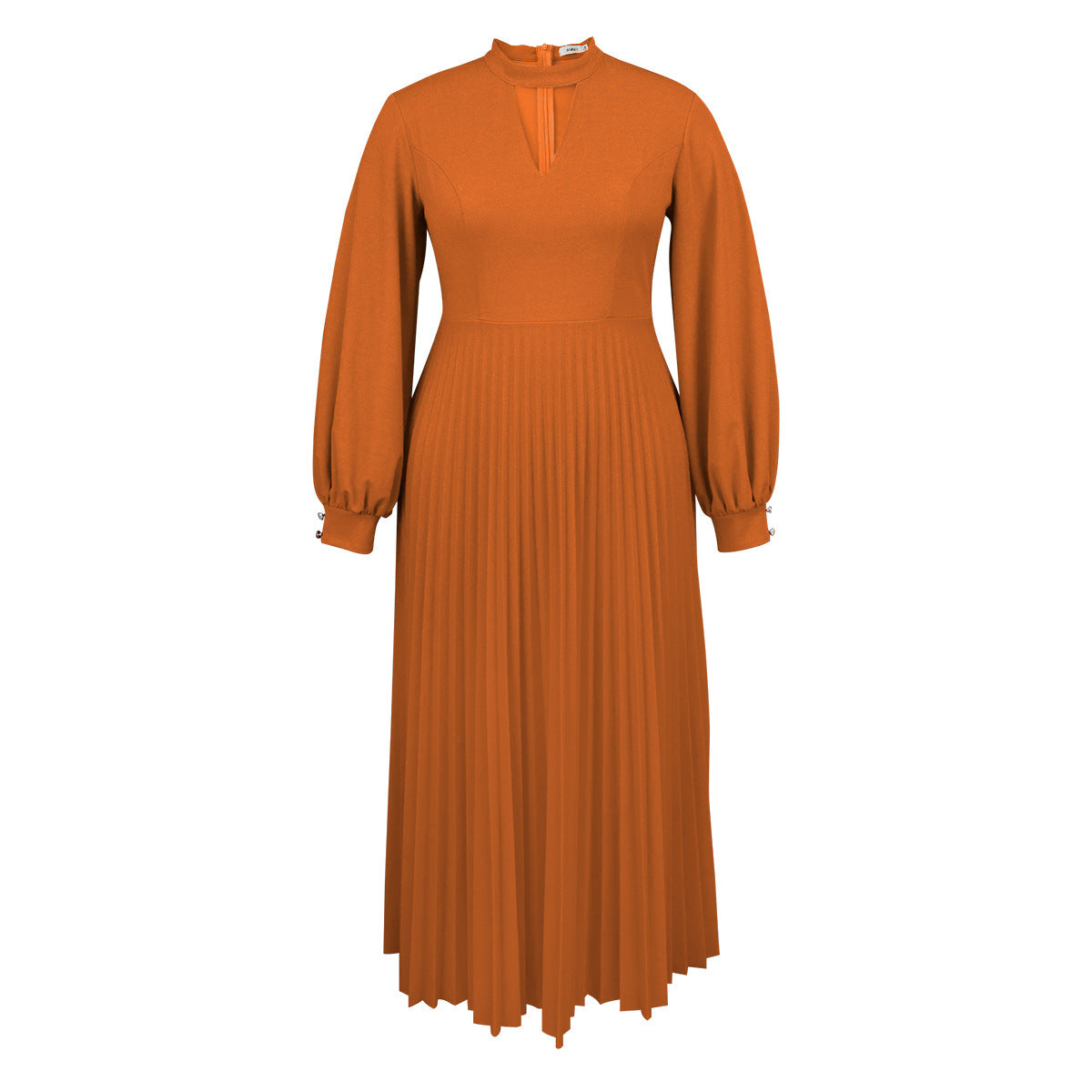Large Lightly Mature Small Stand Collar Skirts