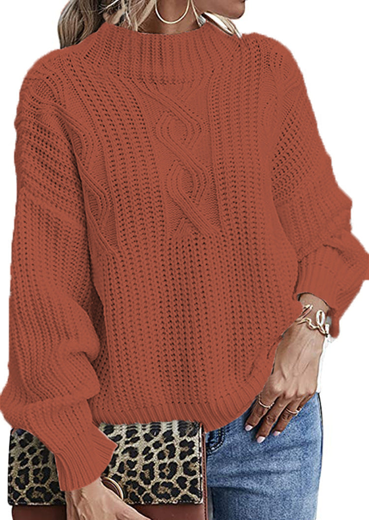 Women's Long-sleeved Slim Bottoming Shirt Round Neck Sweater