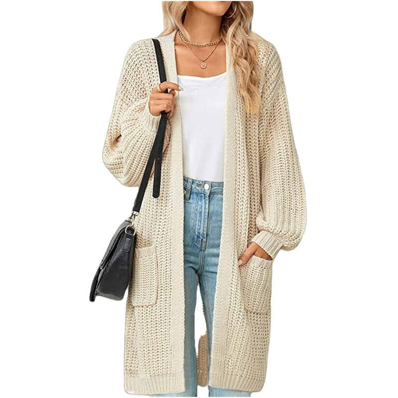 Beautiful Mid-length Loose Large Double Pocket Coats