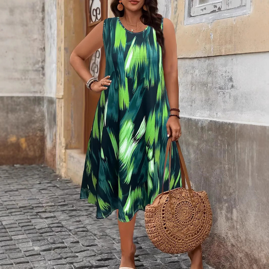 Women's Innovative New Fashion Printed Dress Dresses