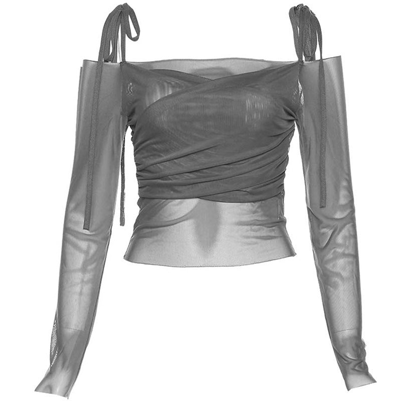 Women's Summer Solid Color Slim Fit Street Fashion Long Blouses
