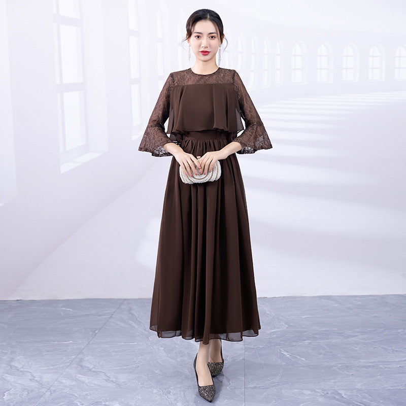 Gown Long Korean Style Banquet Dress Wedding Dresses