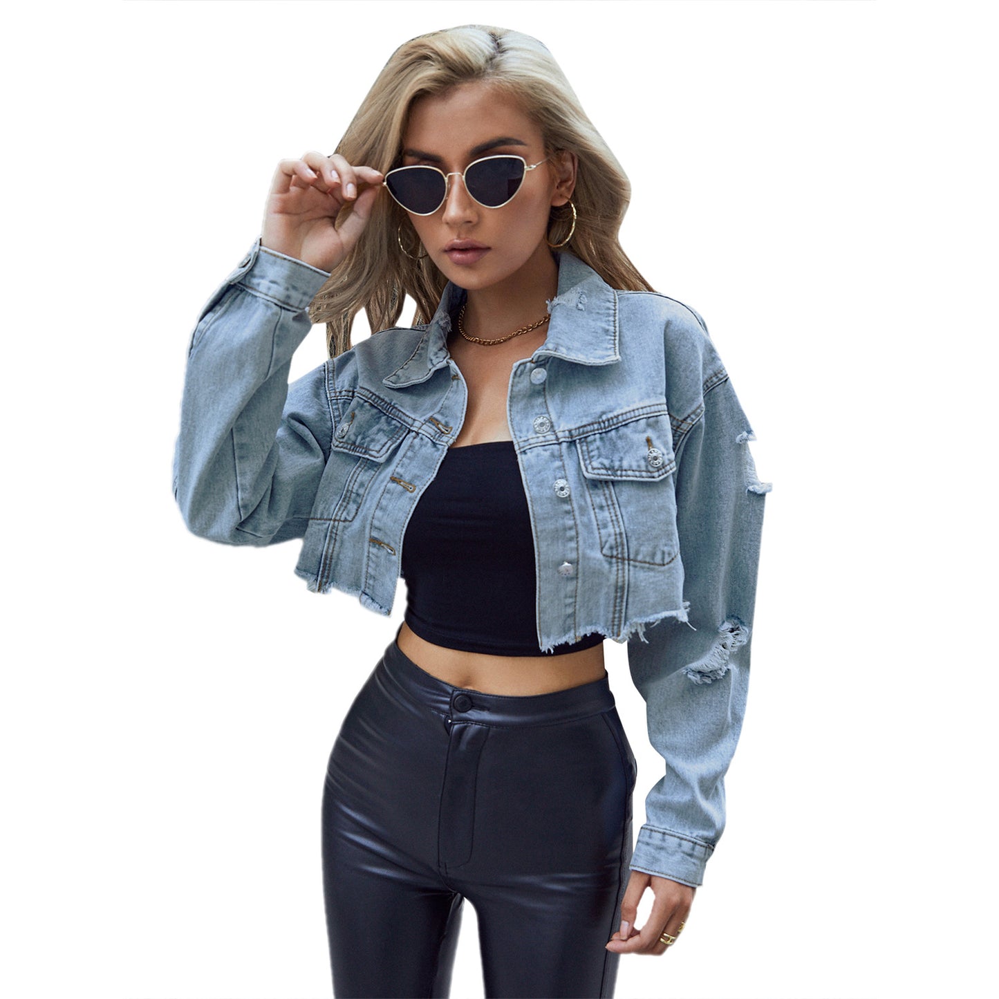 Women's Casual Boyfriend Style Chic Denim Jackets