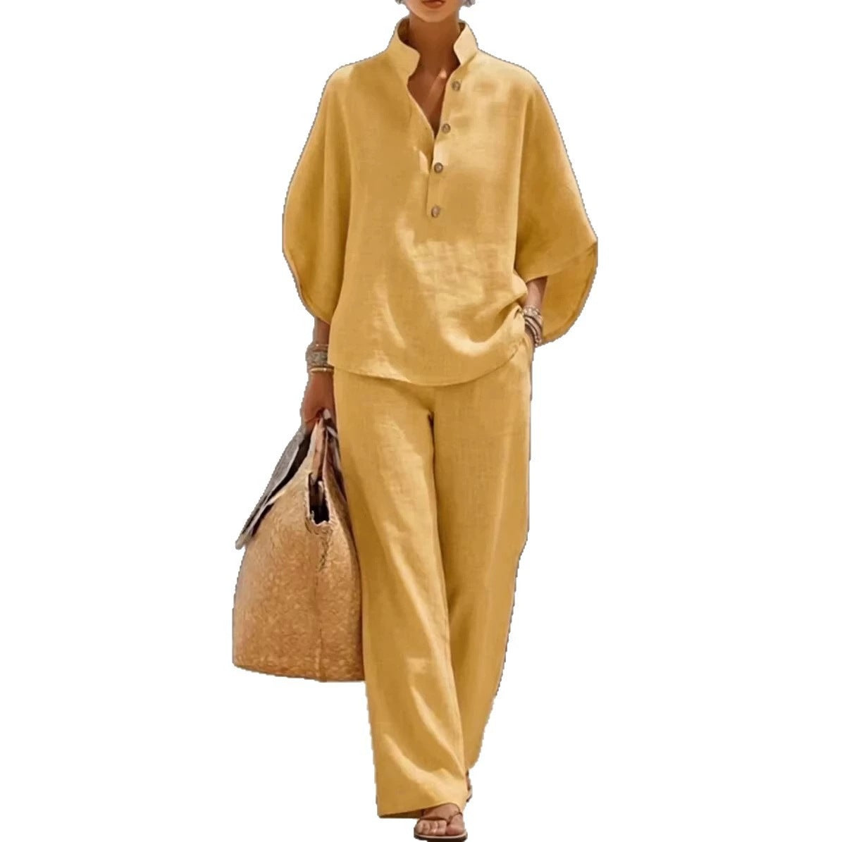 Pretty Women's Cotton Linen Shirt Urban Suits