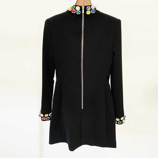Early Spring Fashion Bead Diamond Color Dresses