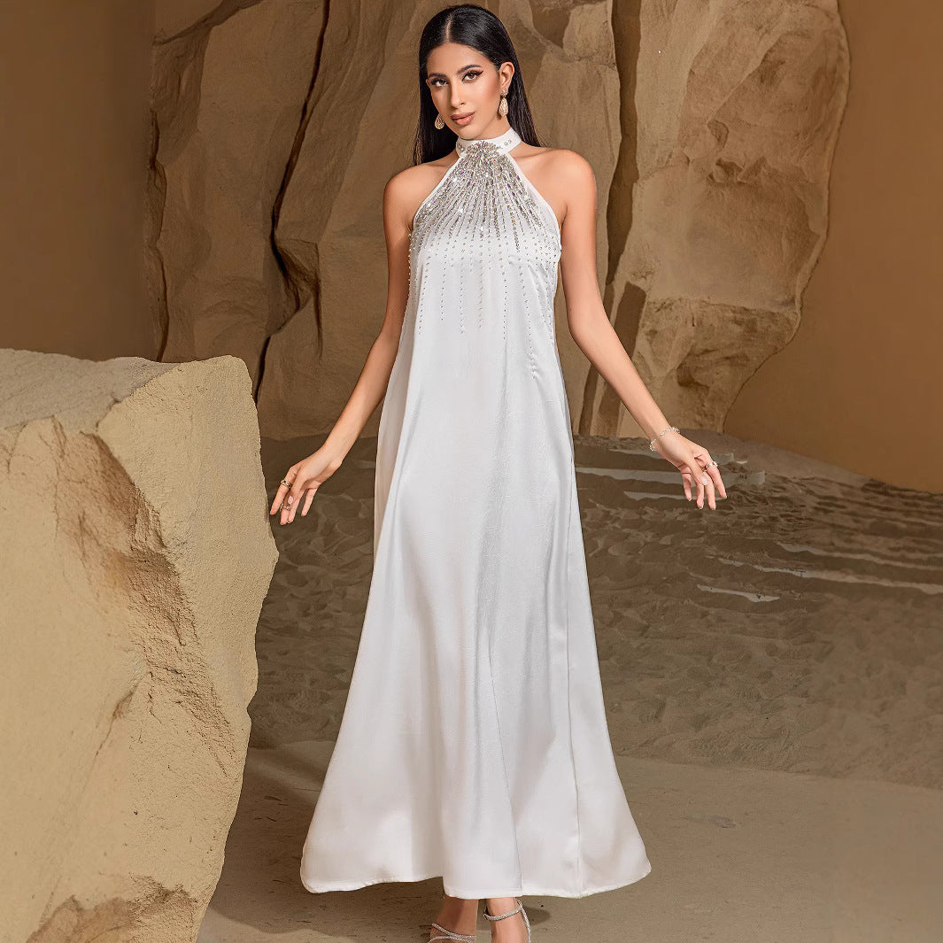 Two-piece Arabic Robe Fashion Hand Sewing Suits