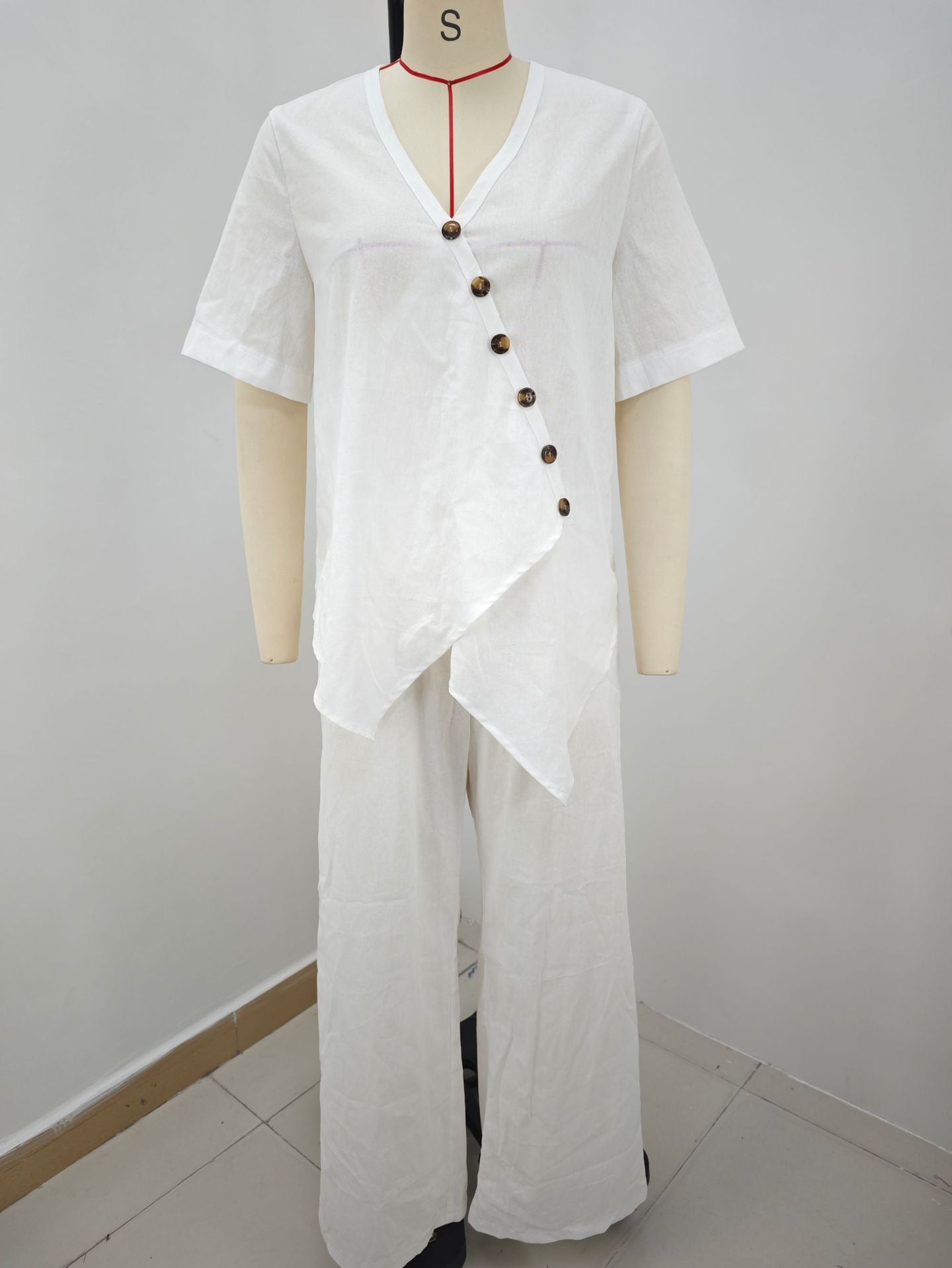 Women's Irregular Shirt Loose Sleeve For Fashion Casual Suit