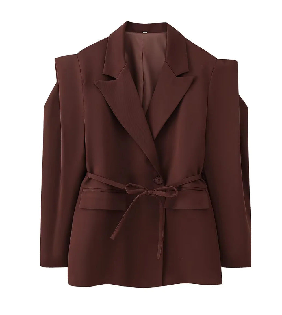 Women's Comfortable Cool Graceful Wide Shoulder Coats